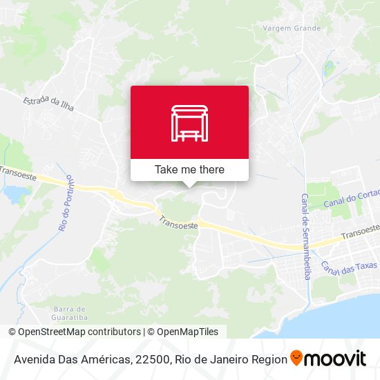 Avenida Das Américas, 22500 map