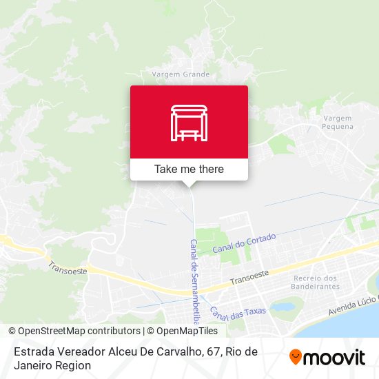 Estrada Vereador Alceu De Carvalho, 67 map