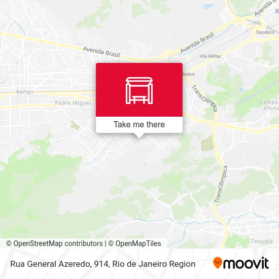 Rua General Azeredo, 914 map