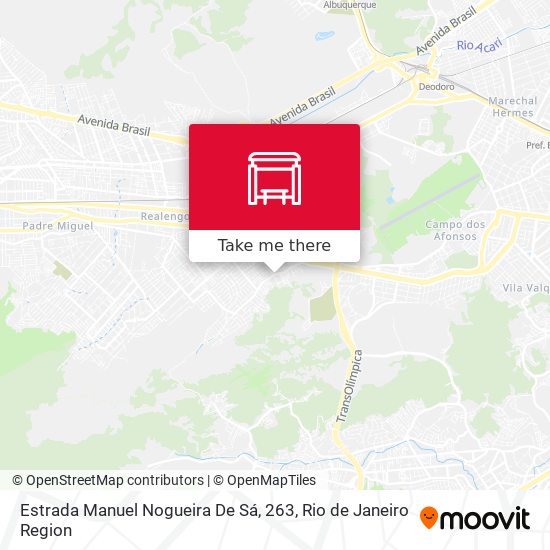Estrada Manuel Nogueira De Sá, 263 map