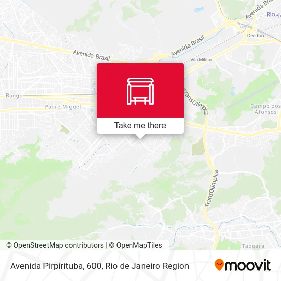 Avenida Pirpirituba, 600 map