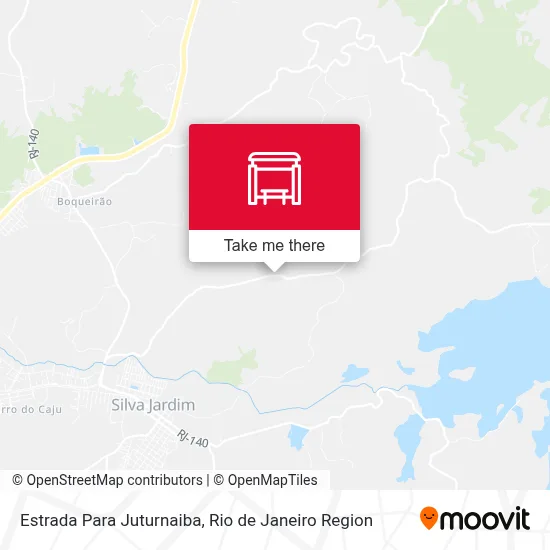 Estrada Para Juturnaiba map