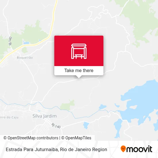 Estrada Para Juturnaiba map