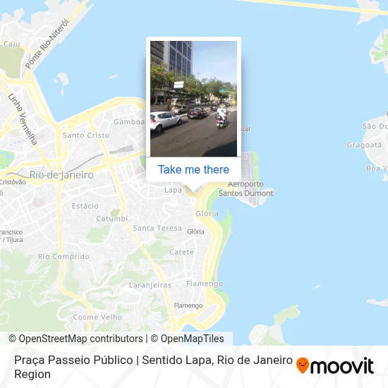 Praça Passeio Público | Sentido Lapa map