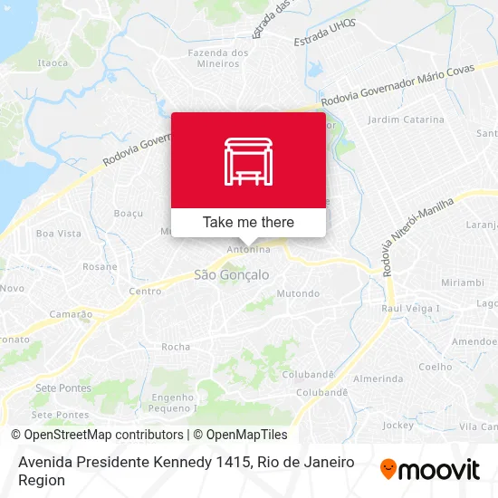 Avenida Presidente Kennedy 1415 map
