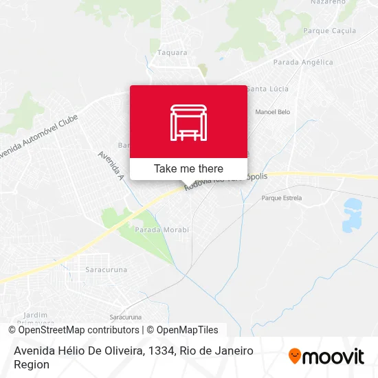 Avenida Hélio De Oliveira, 1334 map