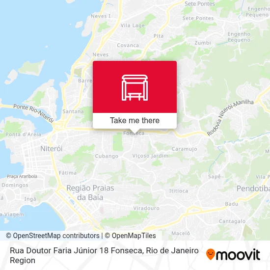 Rua Doutor Faria Júnior 18 Fonseca map