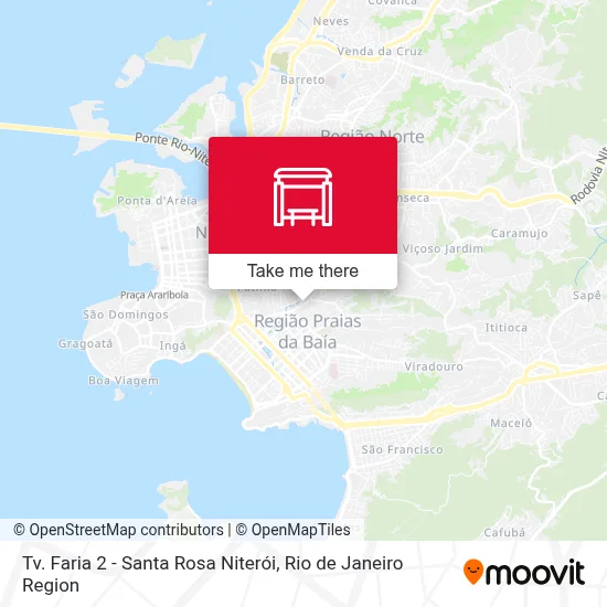 Tv. Faria 2 - Santa Rosa Niterói map