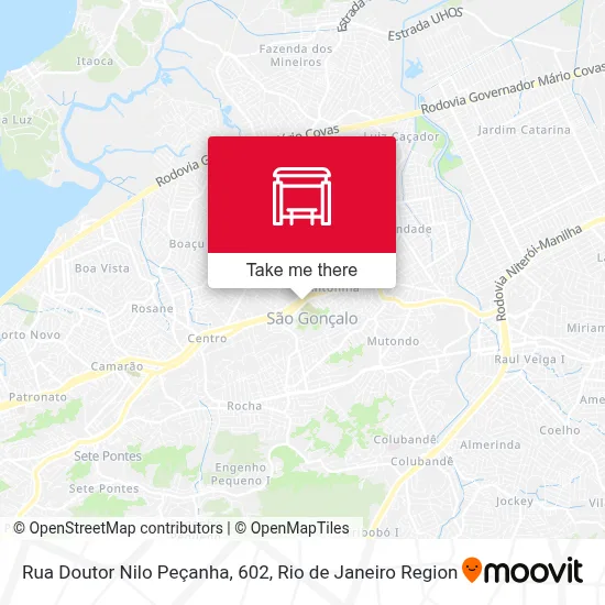 Rua Doutor Nilo Peçanha, 602 map