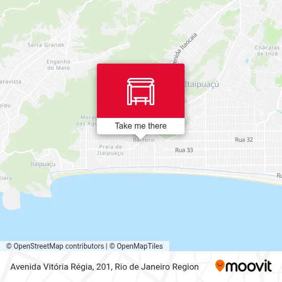 Avenida Vitória Régia, 201 map