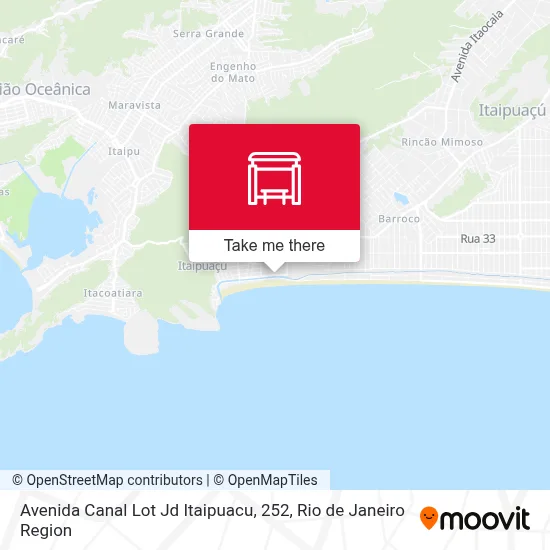 Avenida Canal Lot Jd Itaipuacu, 252 map