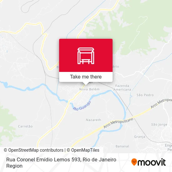 Rua Coronel Emídio Lemos 593 map