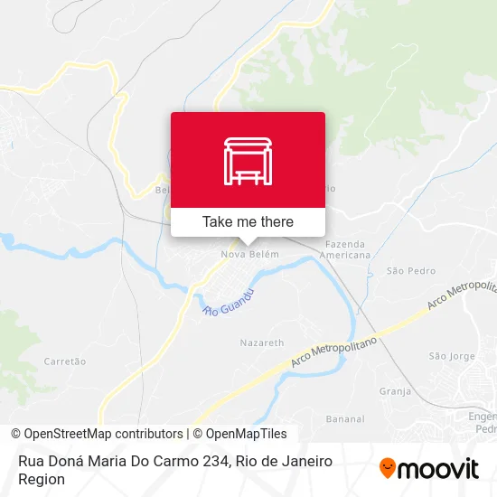 Rua Doná Maria Do Carmo 234 map