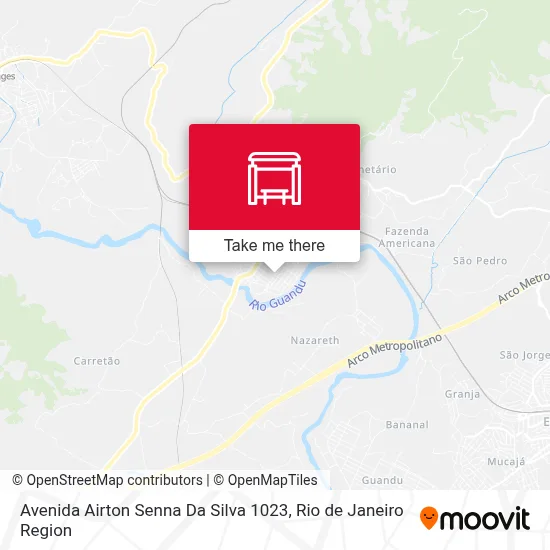 Avenida Airton Senna Da Silva 1023 map