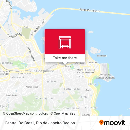 Central Do Brasil map