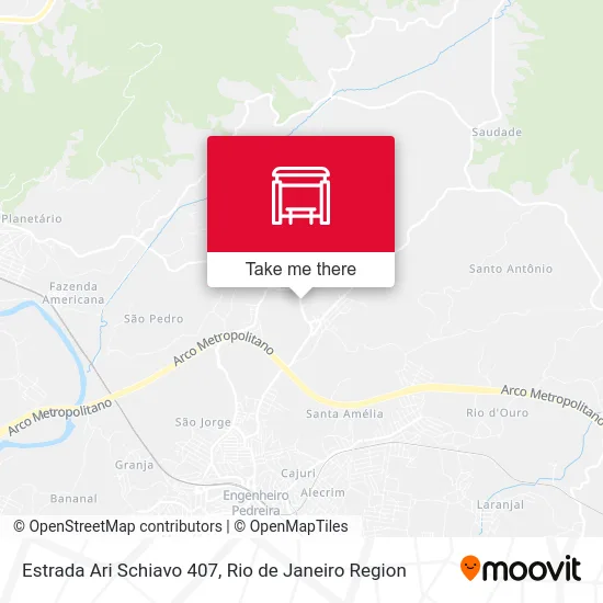 Estrada Ari Schiavo 407 map