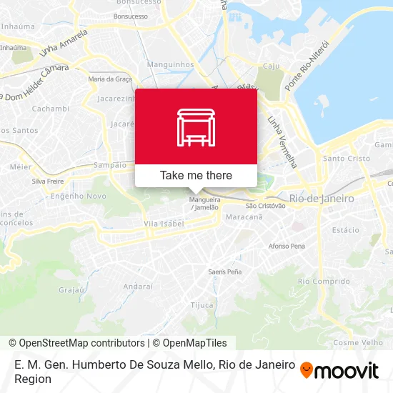 E. M. Gen. Humberto De Souza Mello map