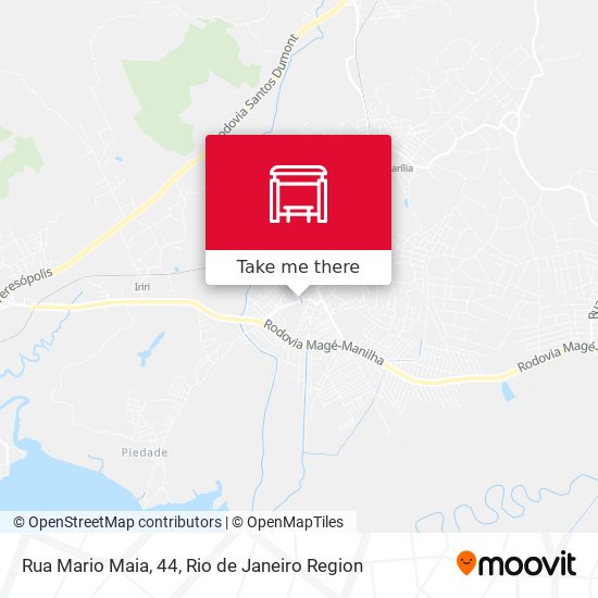 Mapa Rua Mario Maia, 44