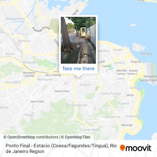 Ponto Final - Estácio (Coesa / Fagundes / Tinguá) map