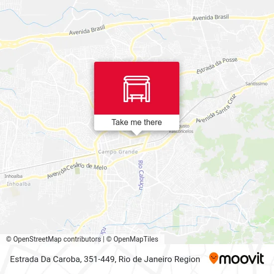 Estrada Da Caroba, 351-449 map