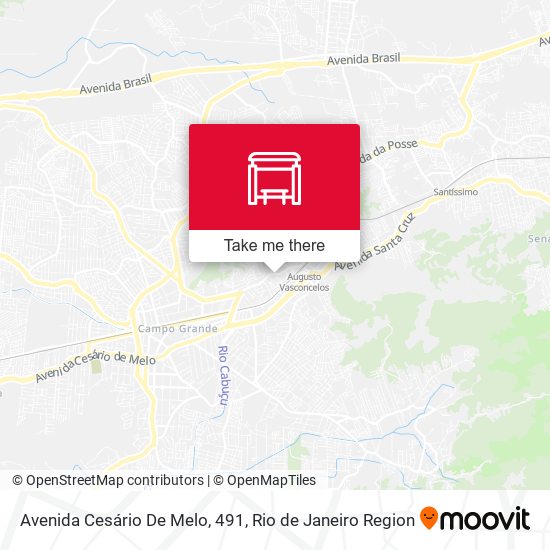 Avenida Cesário De Melo, 491 map