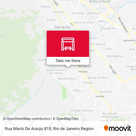 Rua Mario De Araújo 818 map