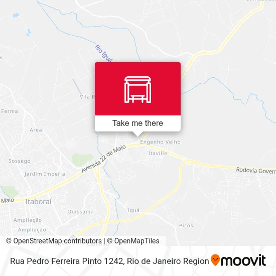 Rua Pedro Ferreira Pinto 1242 map