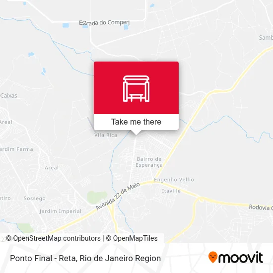 Ponto Final - Reta map
