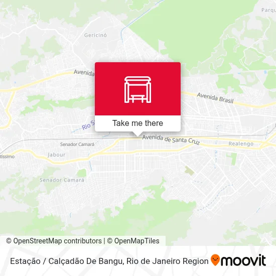 Estação / Calçadão De Bangu map
