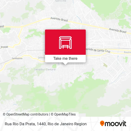 Rua Rio Da Prata, 1440 map