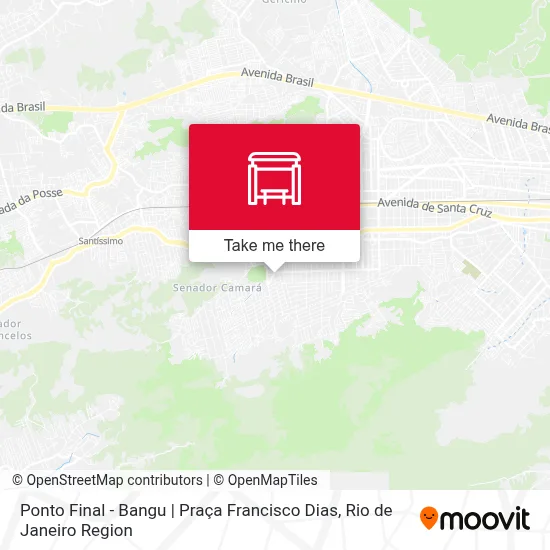 Ponto Final - Bangu | Praça Francisco Dias map
