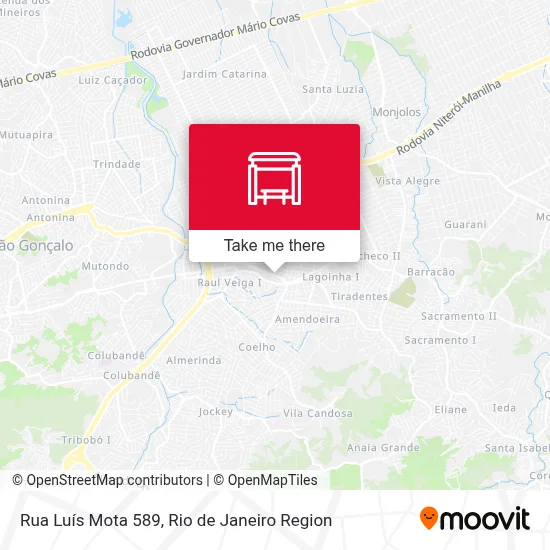 Rua Luís Mota 589 map