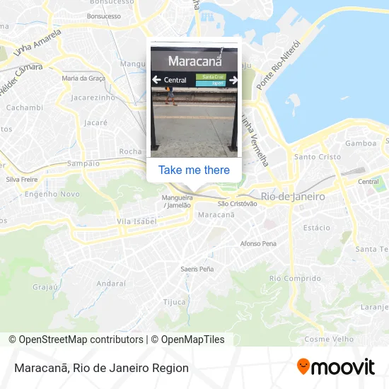 Maracanã map
