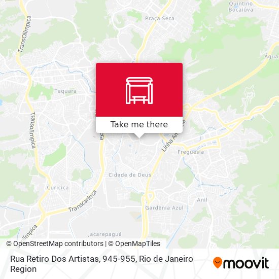 Rua Retiro Dos Artistas, 945-955 map