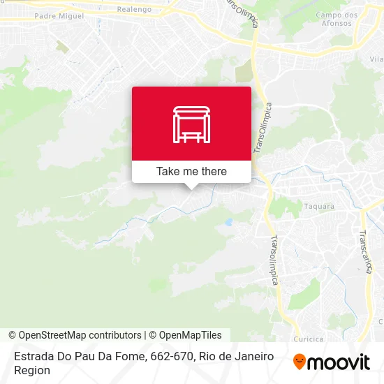 Estrada Do Pau Da Fome, 662-670 map