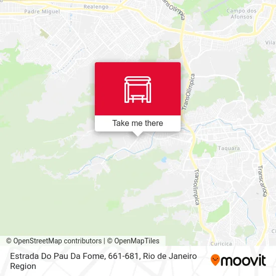 Estrada Do Pau Da Fome, 661-681 map