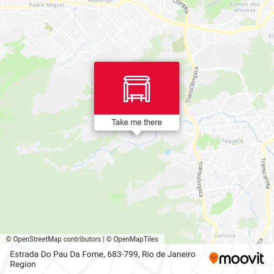 Estrada Do Pau Da Fome, 683-799 map