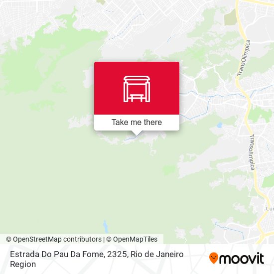 Estrada Do Pau Da Fome, 2325 map