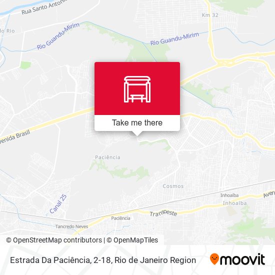 Estrada Da Paciência, 2-18 map