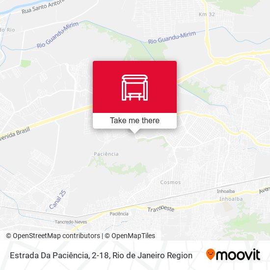 Estrada Da Paciência, 2-18 map