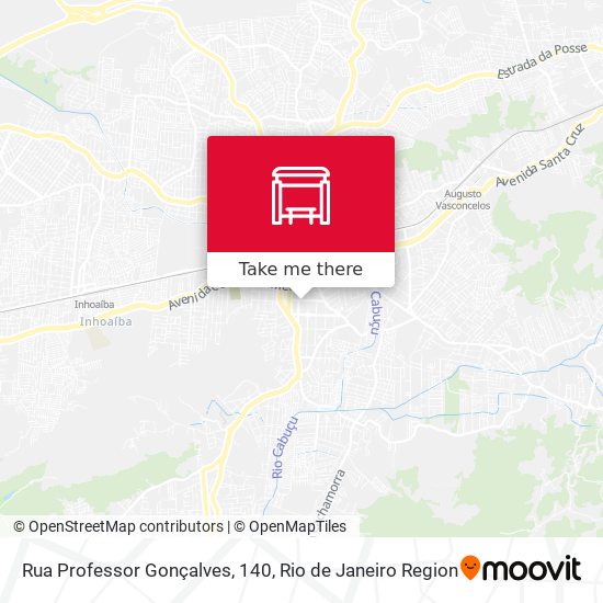 Rua Professor Gonçalves, 140 map