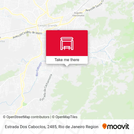 Estrada Dos Caboclos, 2485 map