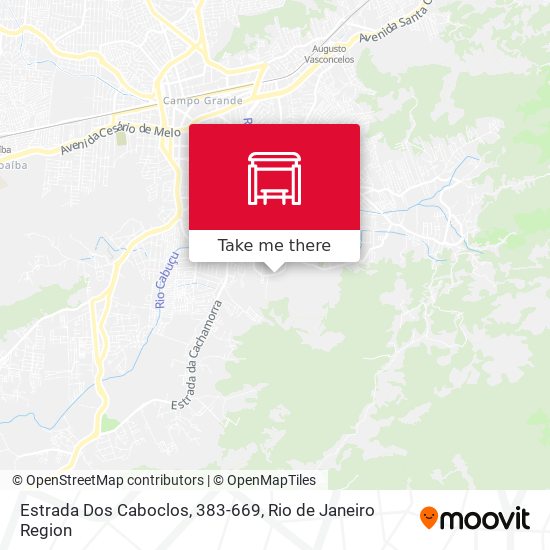 Estrada Dos Caboclos, 383-669 map