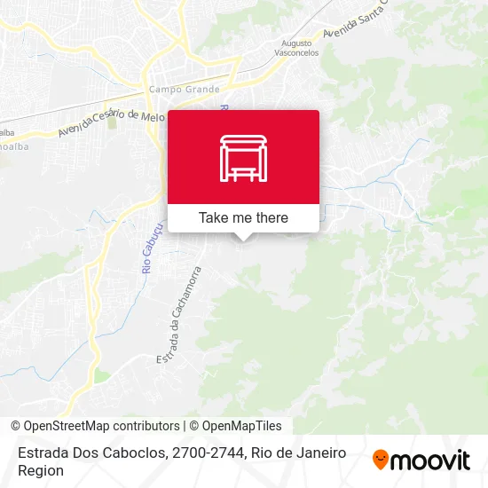 Estrada Dos Caboclos, 2700-2744 map