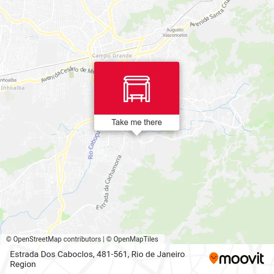 Estrada Dos Caboclos, 481-561 map