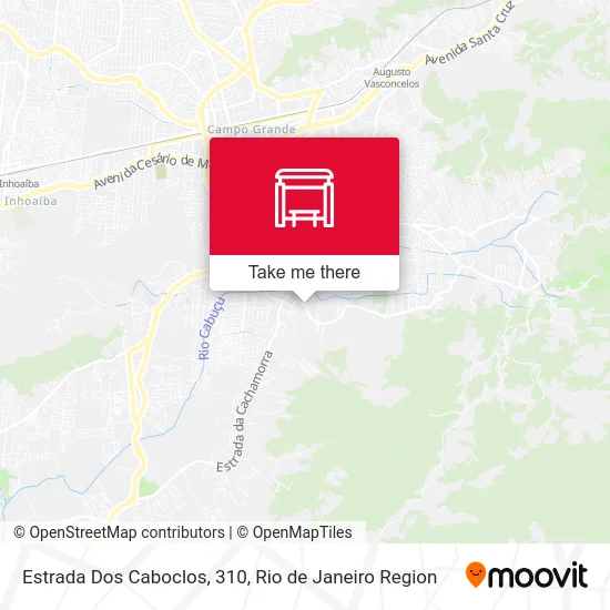 Estrada Dos Caboclos, 310 map