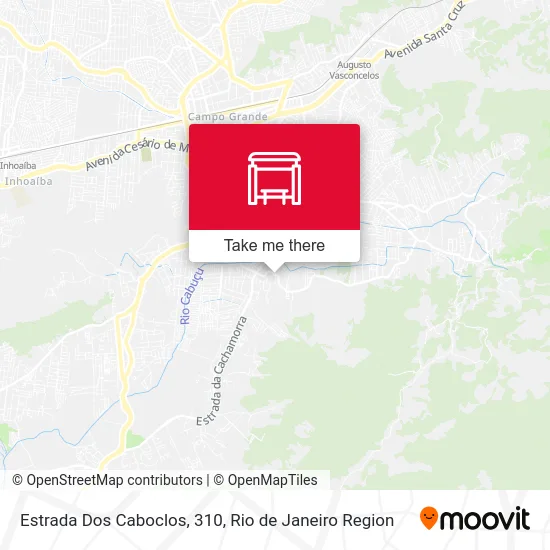 Estrada Dos Caboclos, 310 map