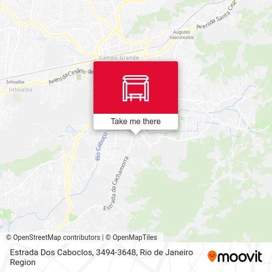 Estrada Dos Caboclos, 3494-3648 map