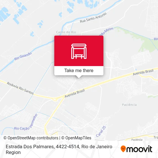 Estrada Dos Palmares, 4422-4514 map