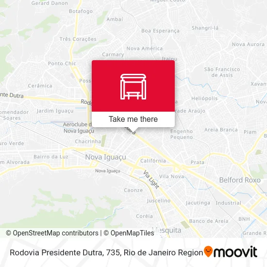 Rodovia Presidente Dutra, 735 map